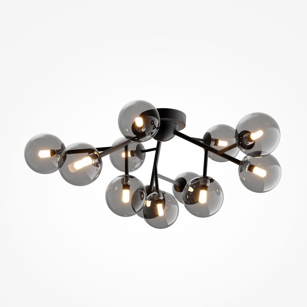 

Потолочный светильник Maytoni Dallas черный, 12xG9, без лампы. Maytoni GmbH