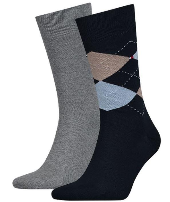 

ZEAGLE Мужские носки Tommy Hilfiger, 2 пары, хлопок, размеры 39-42