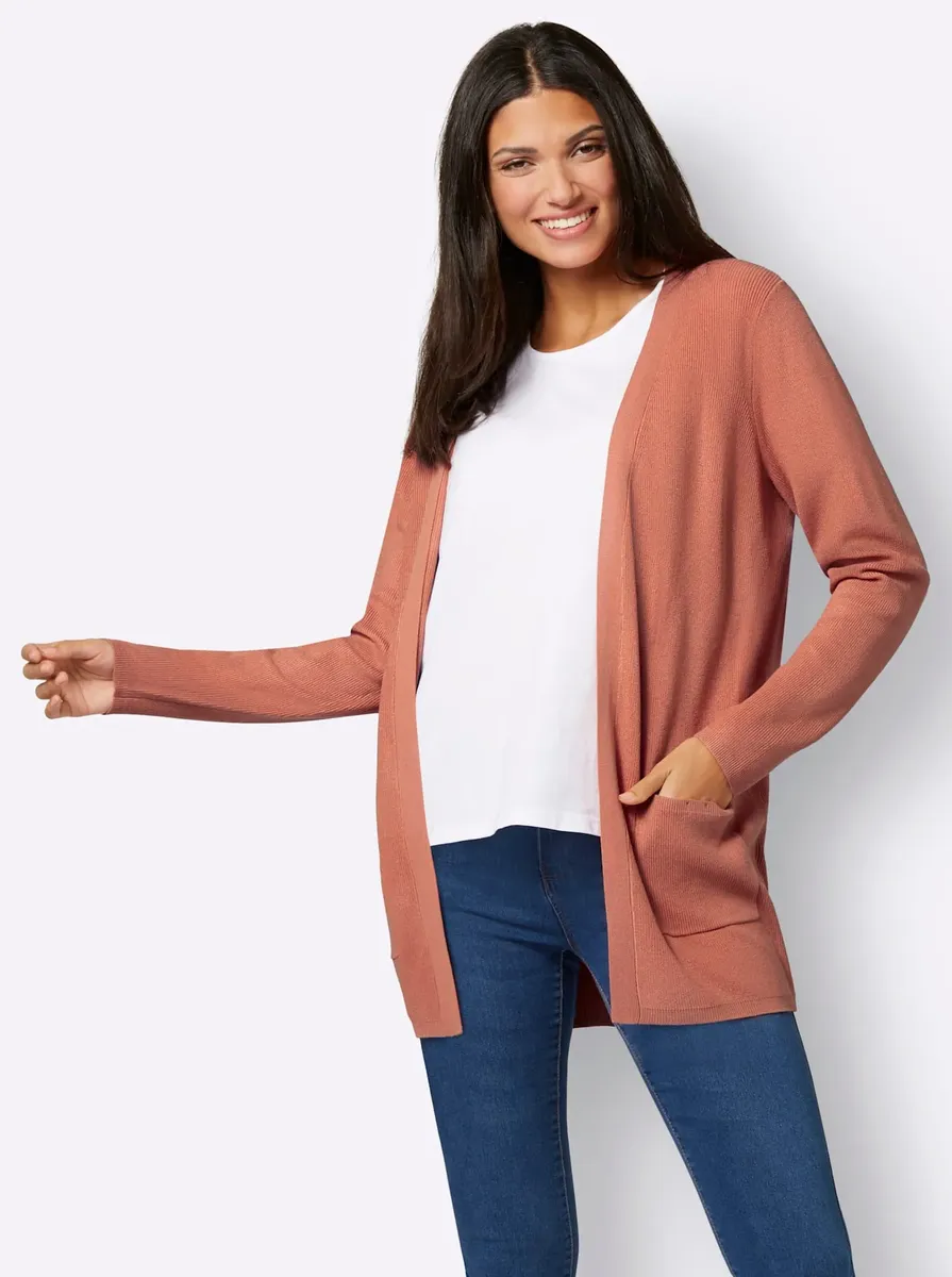 

Классический кардиган Basics Classic Basics, цвет Papaya