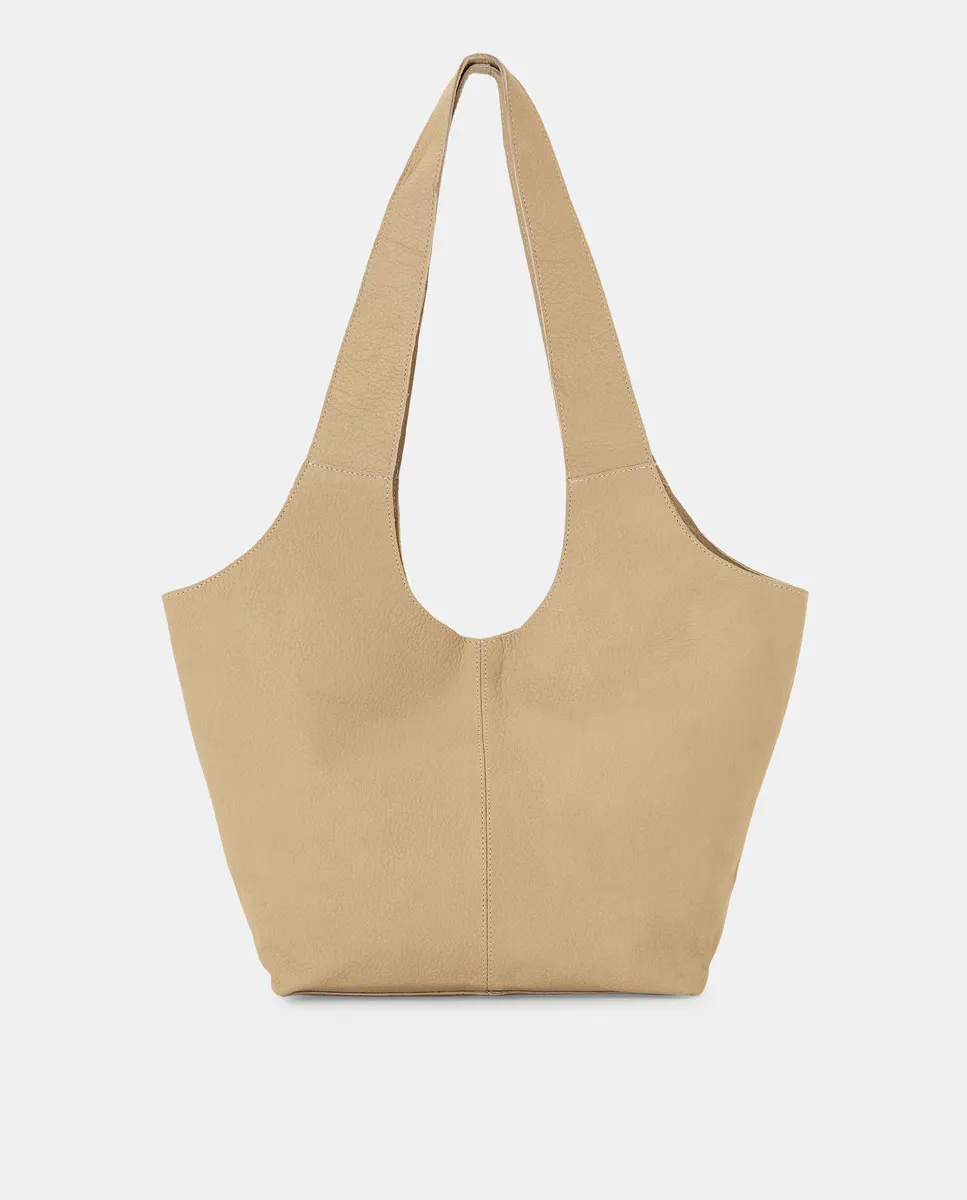 

Кожаный шоппер Easy Wear, цвет 120 Crudo