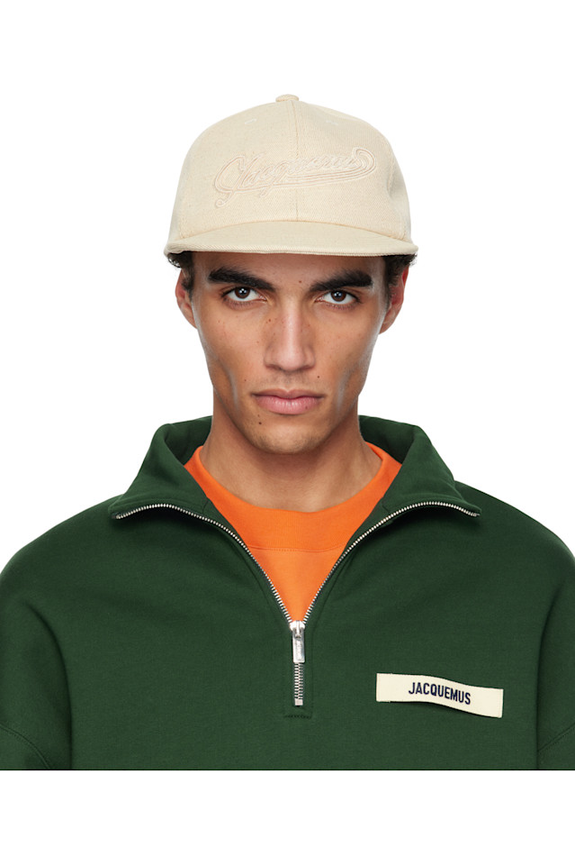 

Бейсболка Jacquemus, цвет off-white
