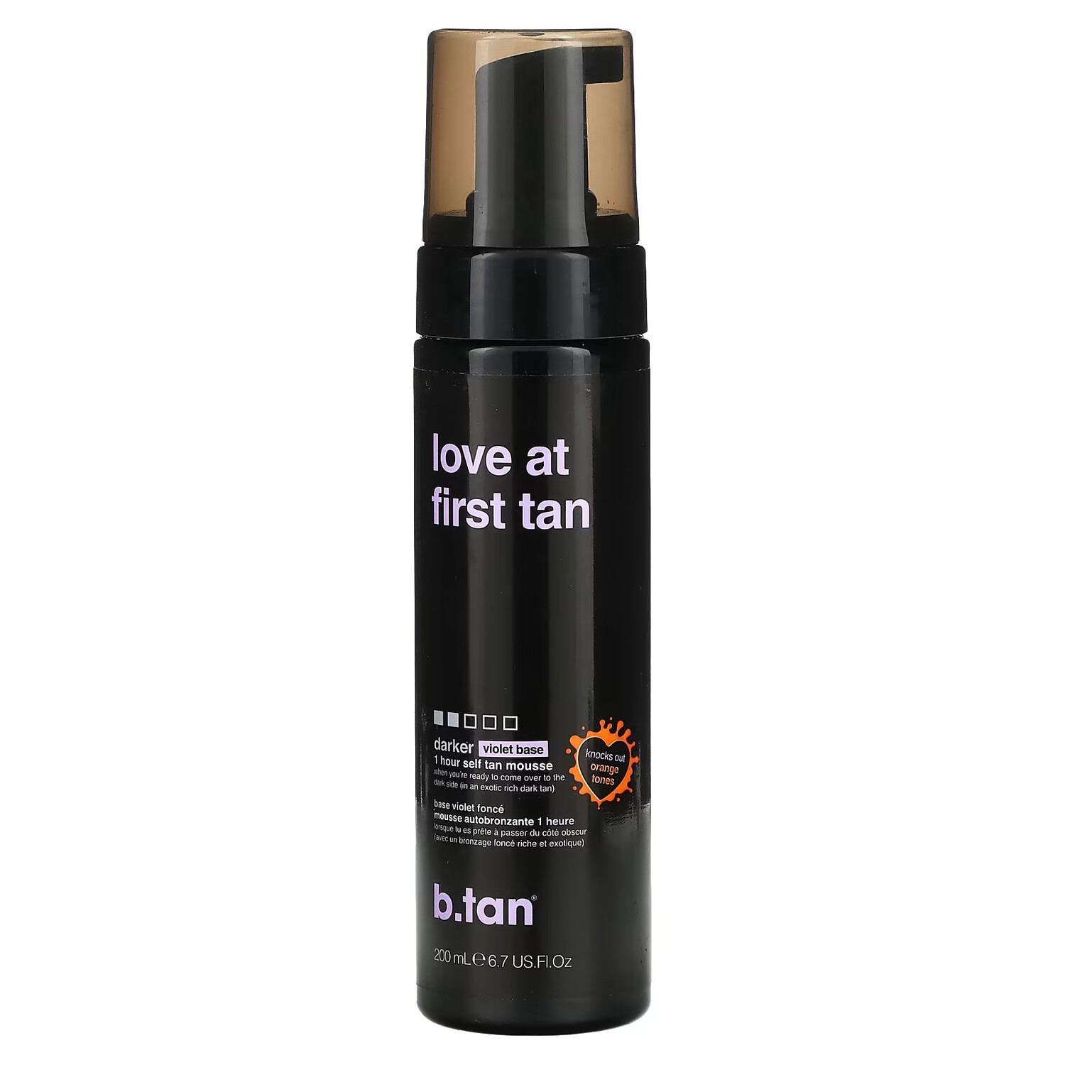 

Мусс для автозагара b.tan Love at First Tan Darker Violet, 200 мл