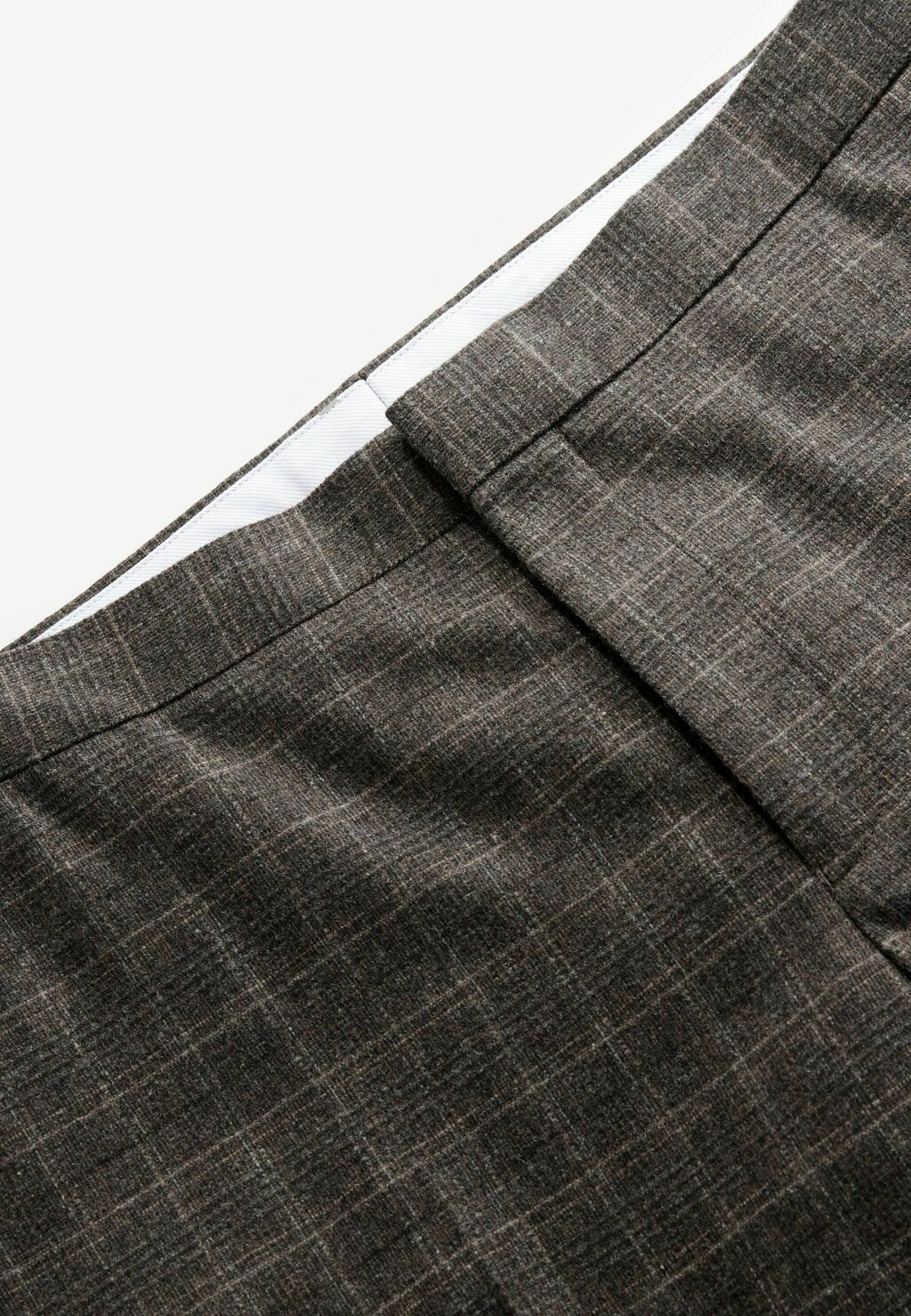 

Брюки REGULAR FIT BRUSHED CHECK Next, коричневый