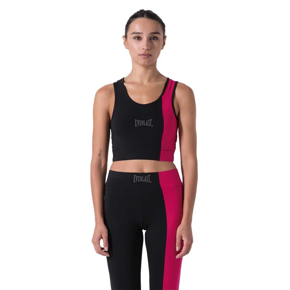 

Спортивный топ Everlast Jersey strechetch bicolor, черный