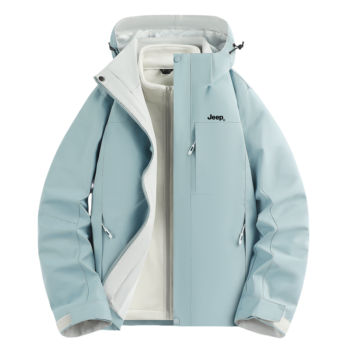 

Jeep Ветровка для активного отдыха, Women's Ether Blue (3-in-1)