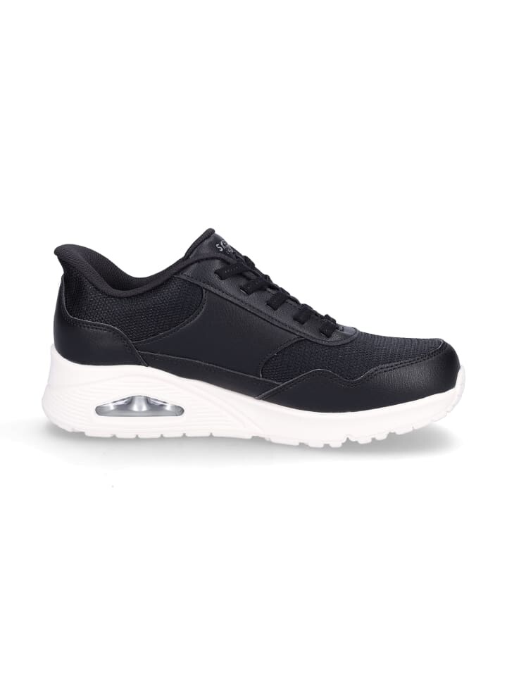 Кроссовки на шнуровке Skechers Slip-in Sneaker UNO Banksia, черный — фото 4