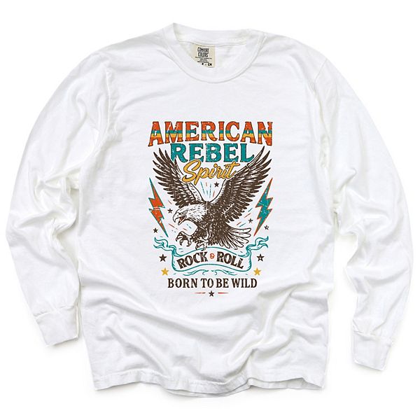 

Футболка American Rebel Spirit с эффектом поношенности Simply Sage Market, White, Белый, Футболка American Rebel Spirit с эффектом поношенности Simply Sage Market, White