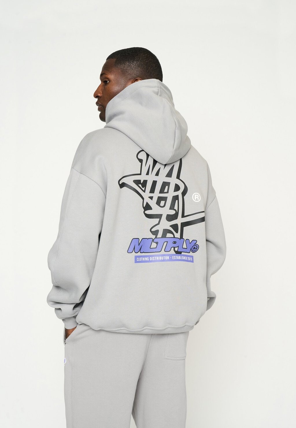 

Толстовка с капюшоном OVERSIZE UNITY Multiply Apparel, серый