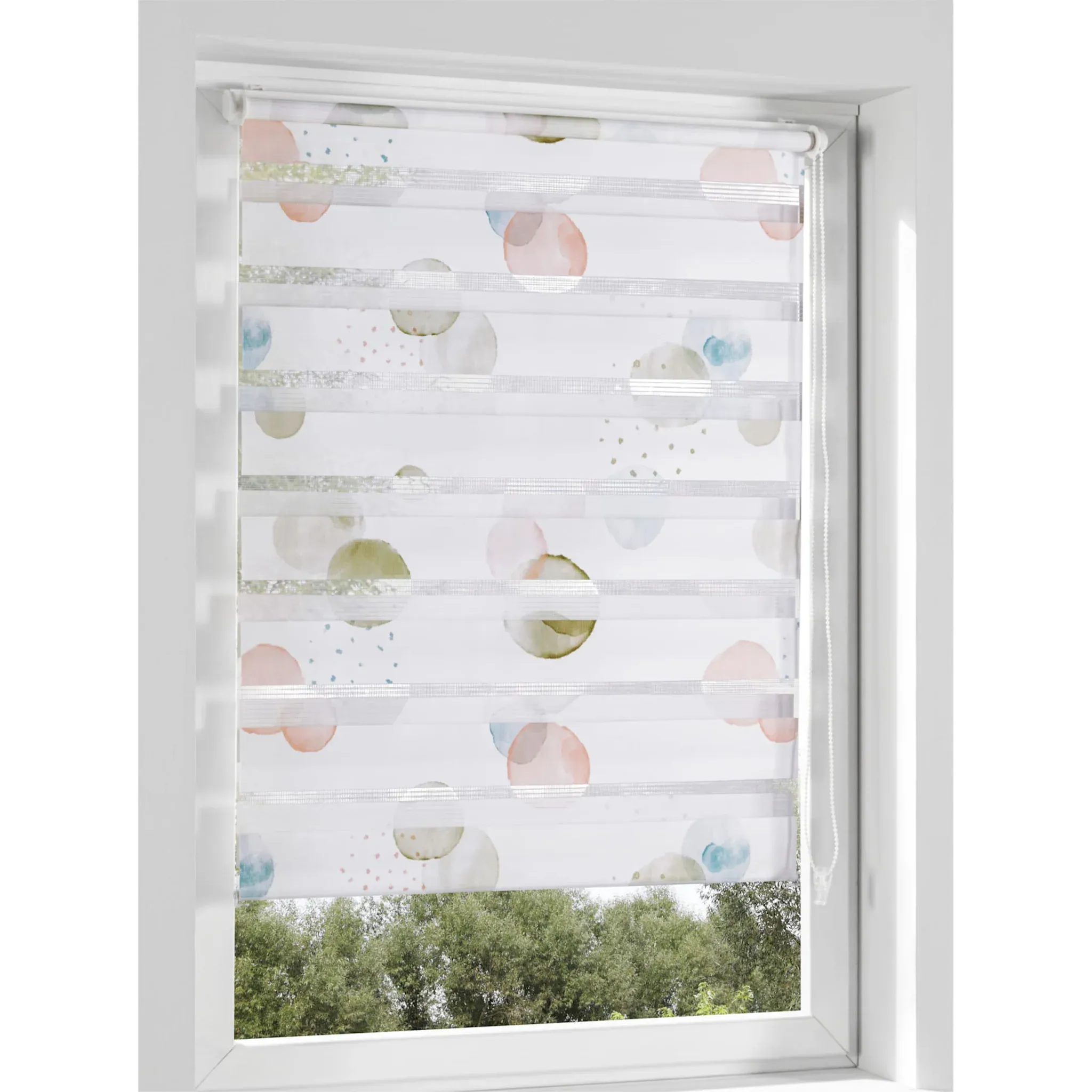 

Heine Home Римская штора с зажимом, цвет offwhite-bunt