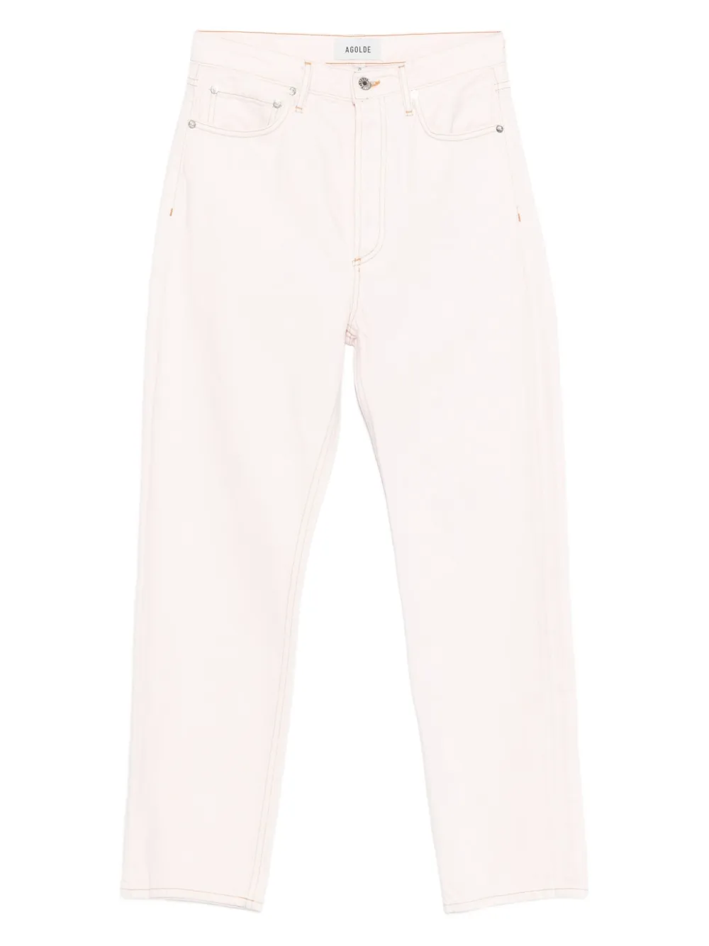 

Джинсы с пятью карманами AGOLDE, розовый
