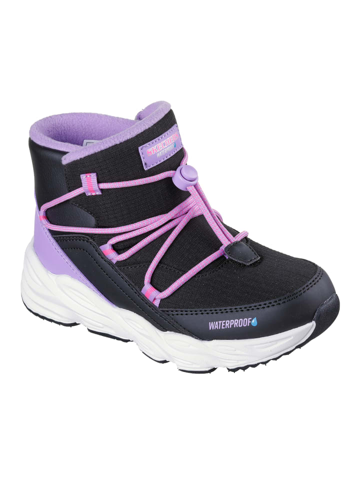 Кроссовки Low Turbo Tread-Winter Storm черного цвета Skechers — фото 4