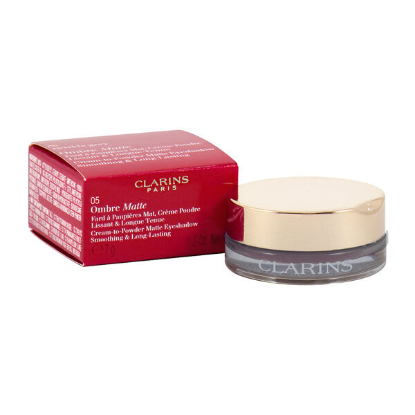 

Clarins, Ombre Matte, стойкие тени для век 05 Sparkle Grey, 7 г