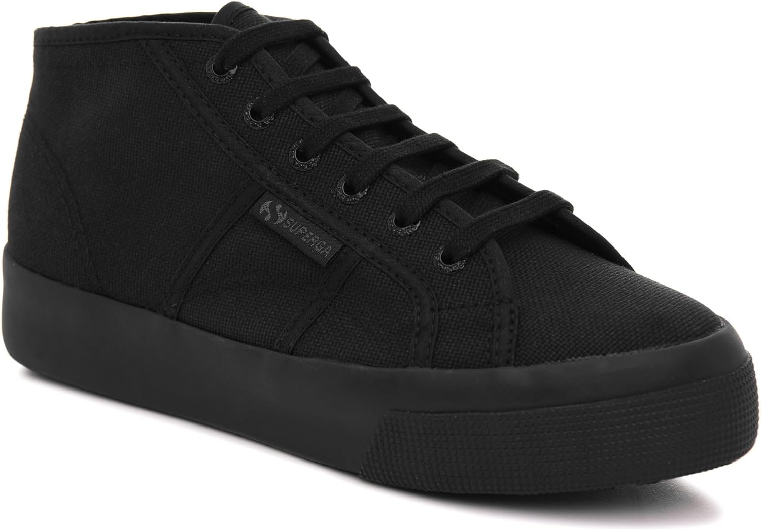 Мужские низкие кроссовки для гимнастики Superga, черный/черный — фото 4
