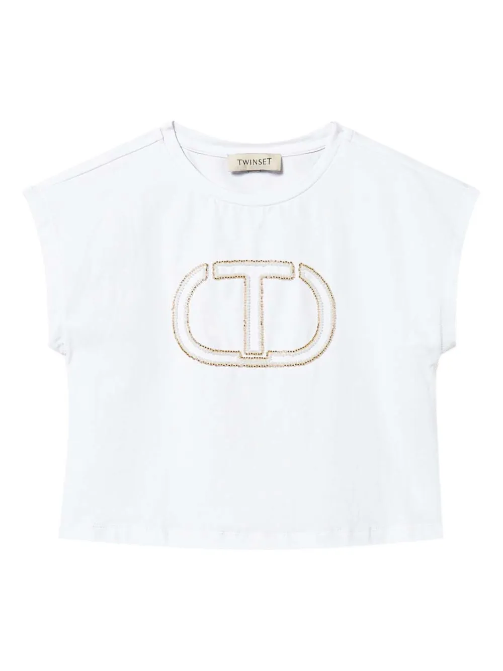 

Футболка с логотипом TWINSET Kids, белый