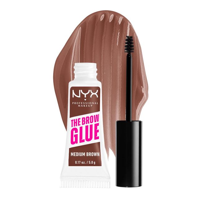 Гель для бровей Brow Glue, придающий форму бровям NYX Professional Makeup, цвет 03 warm brown, 5 гр — фото 3