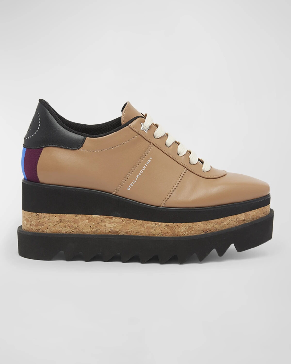Лоферы на платформе с логотипом Sneakelyse Vegan Stella McCartney, цвет Brandy