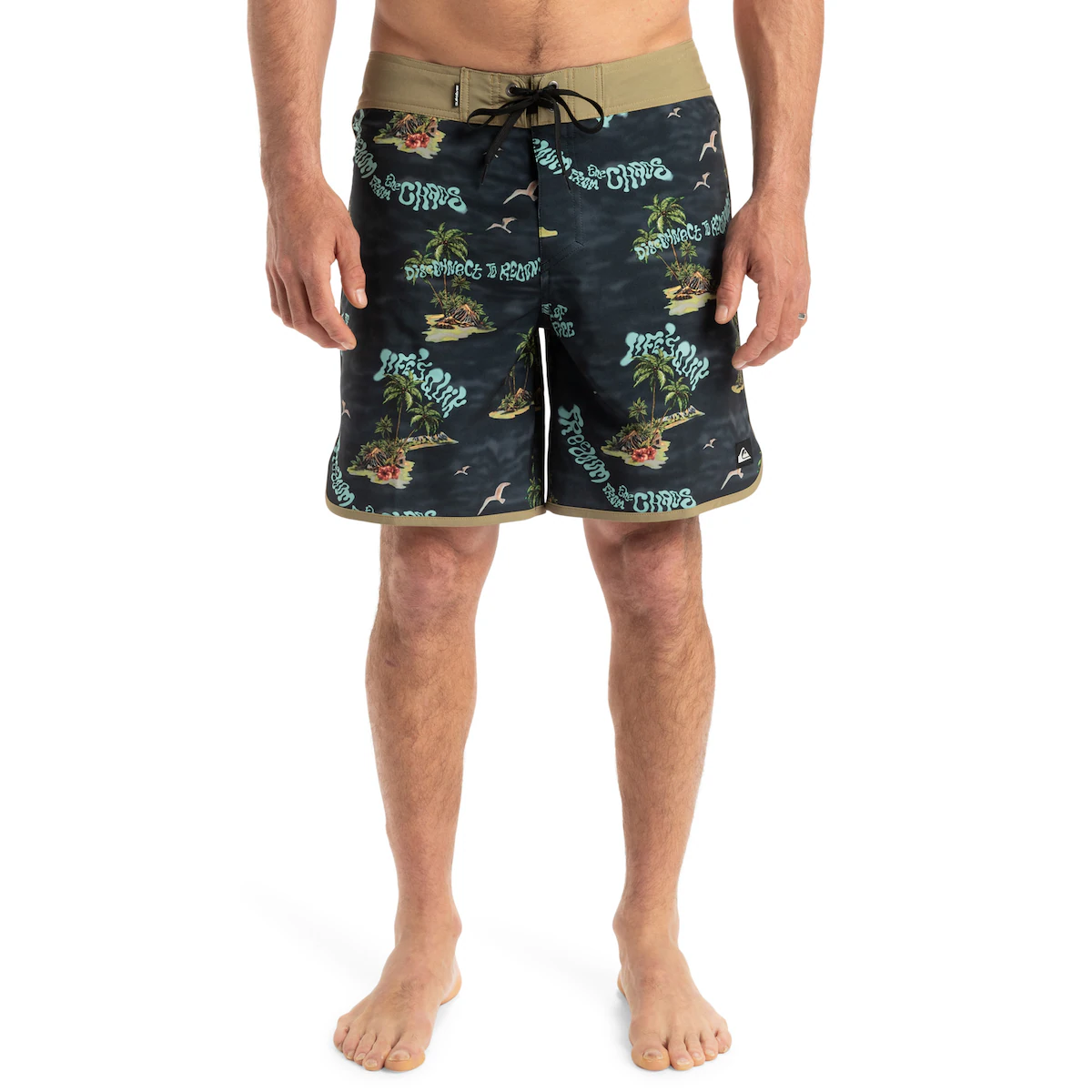 

Мужские шорты для плавания Quiksilver Surfsilk Scallop 18", черный