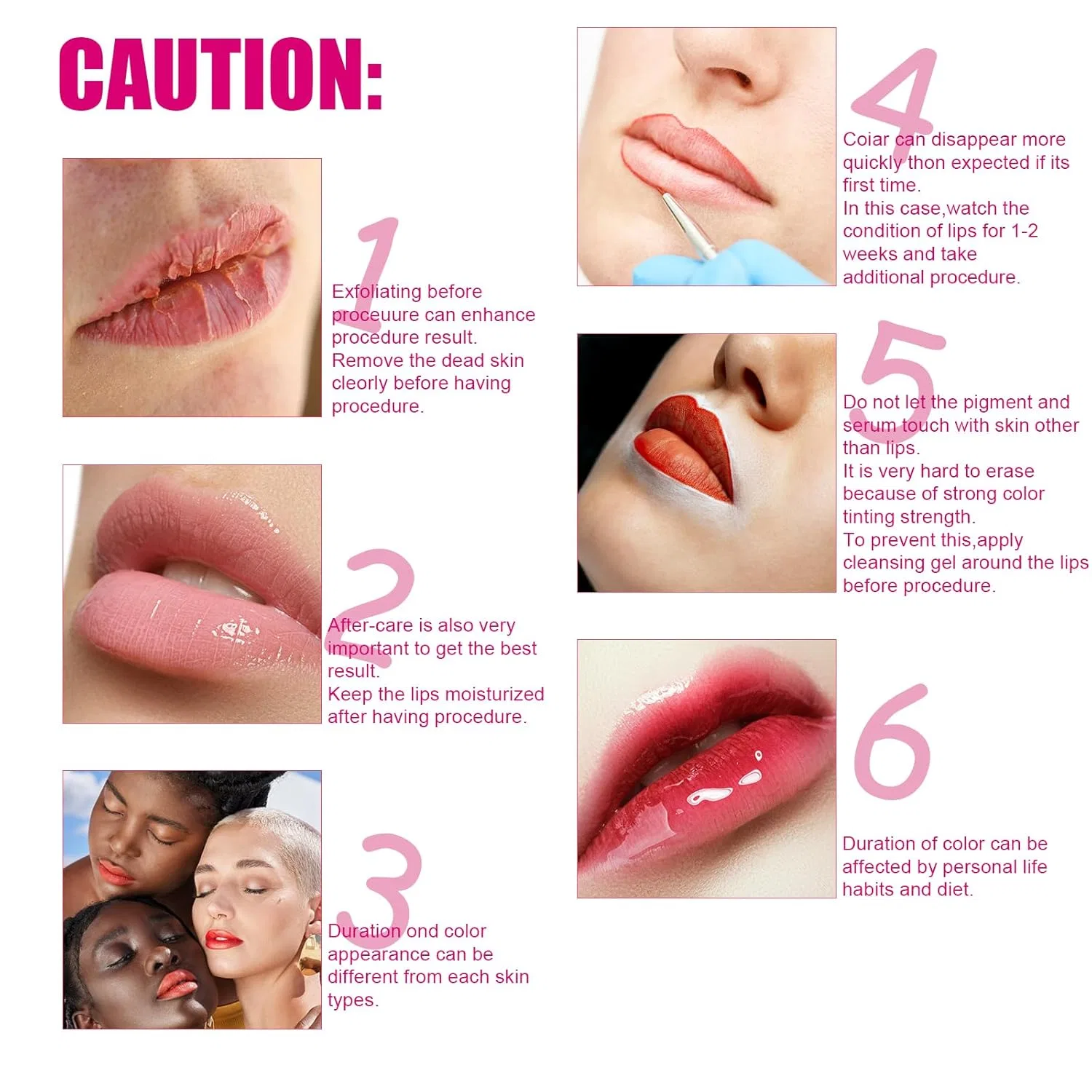 Набор сывороток для губ BB Lip Glow Ampoule Serum Starter Kit ‎Tresson — фото 4