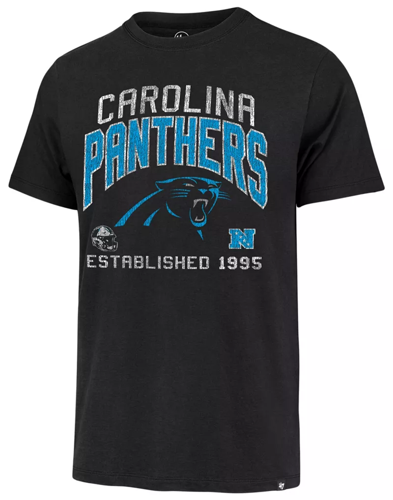 

Мужская черная футболка Carolina Panthers '47 Turned Up