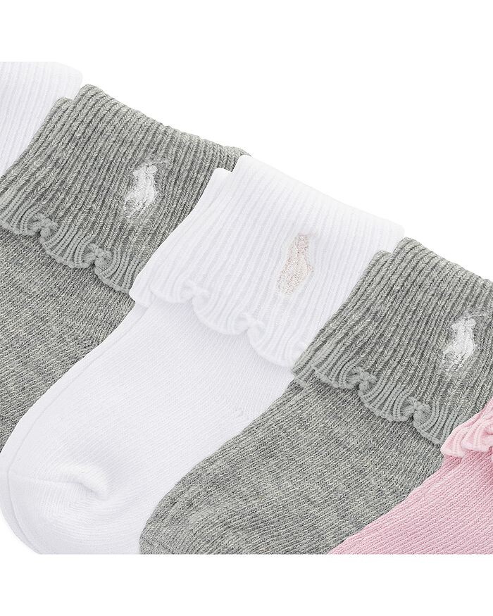 Подарочная коробка с носками для девочек Essential 7 Day Socks - Baby Ralph Lauren, розовый — фото 4