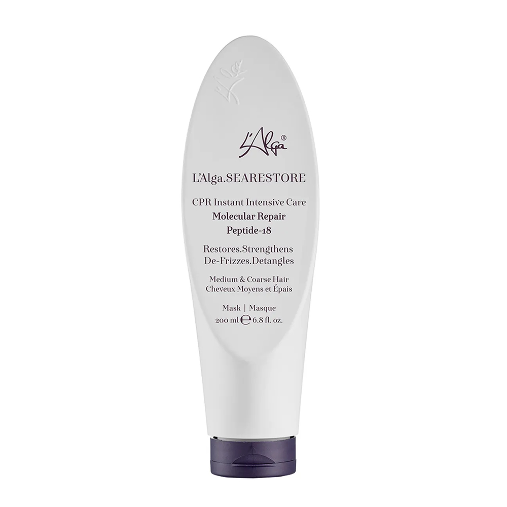 

Увлажняющая маска для волос с пептидами searestore cpr instant intensive care mask for medium & coarse hair L'Alga, 200 мл