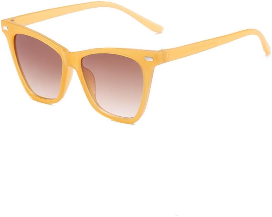 

Женские солнцезащитные очки «кошачий глаз», винтажные солнцезащитные очки с леопардовым принтом, мужские очки для путешествий, очки с защитой от ультрафиолета UV400 LANGSER, Yellow