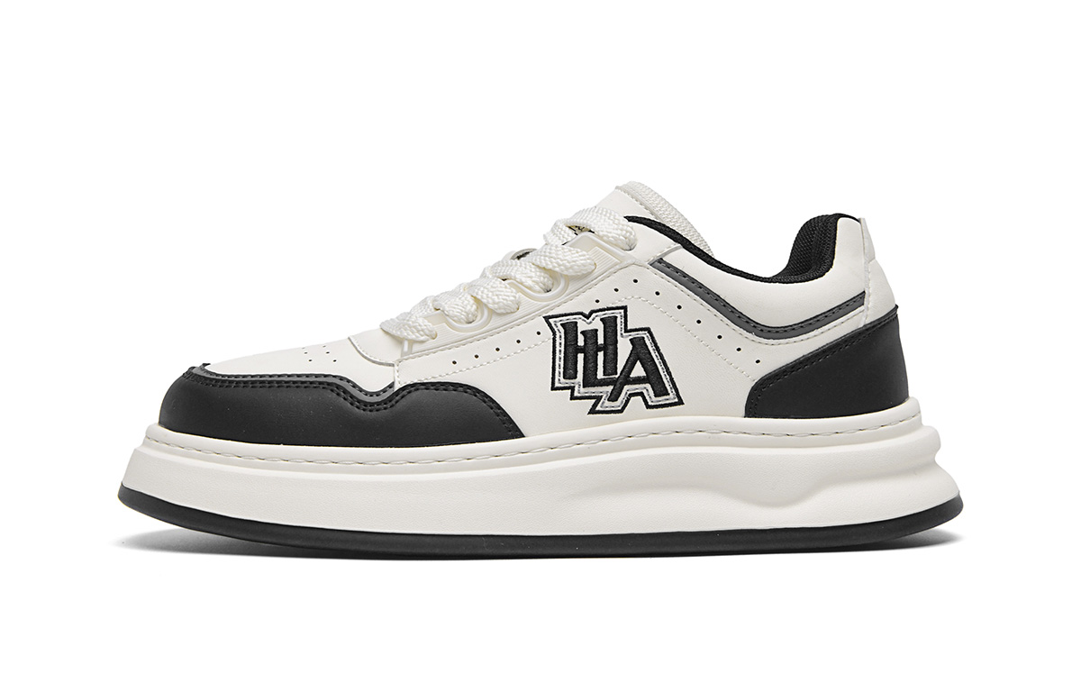 

HLA Низкие скейтерские кроссовки мужские - бежево-черные, цвет Beige Black