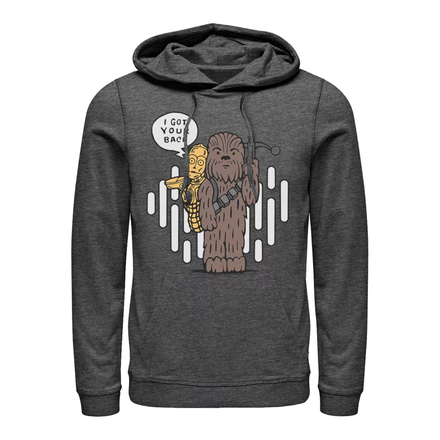 

Мужская толстовка с капюшоном «Звездные войны» Chewbacca C-3P0 Got Your Back Licensed Character