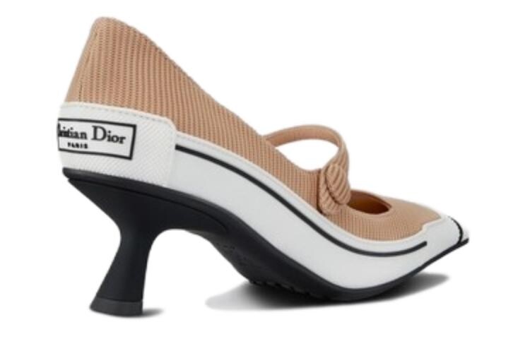 Туфли женские Dior D-Motion, бежевый — фото 4