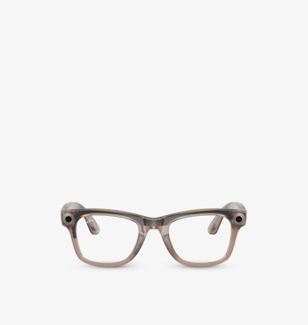 

Солнцезащитные очки Ray-Ban meta rw4008 wayfarer ацетат smart Ray-Ban, серый