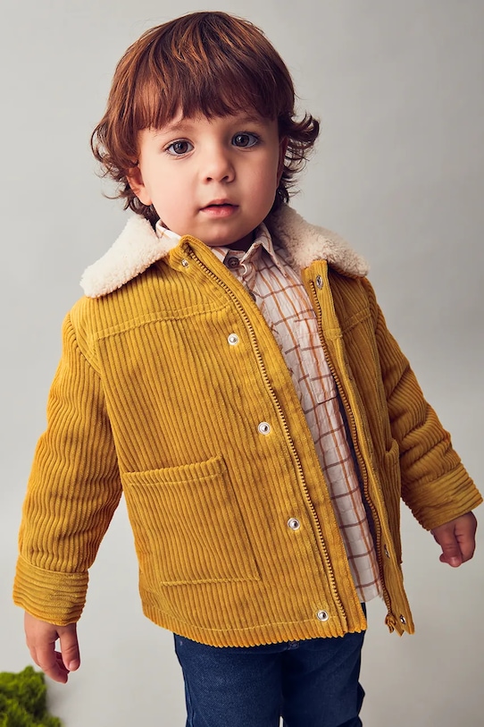 

Детская куртка из вельвета Mayoral, желтый