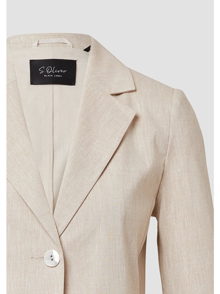 

Блейзер s.Oliver BLACK LABEL, бежевый