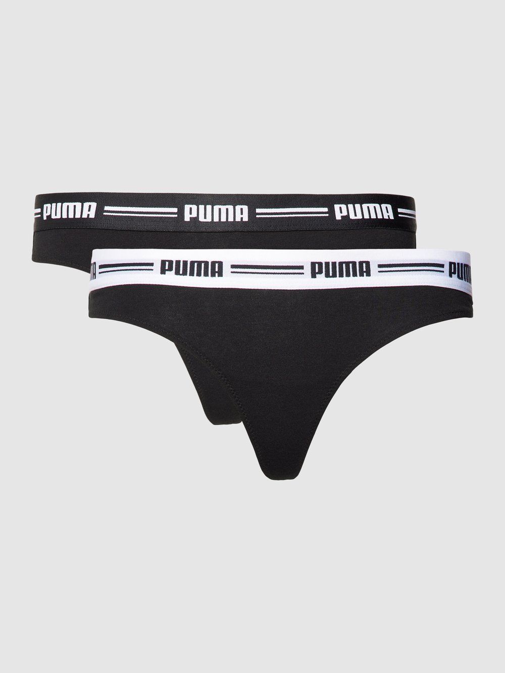 

Трусы с эластичным поясом с логотипом Puma, черный