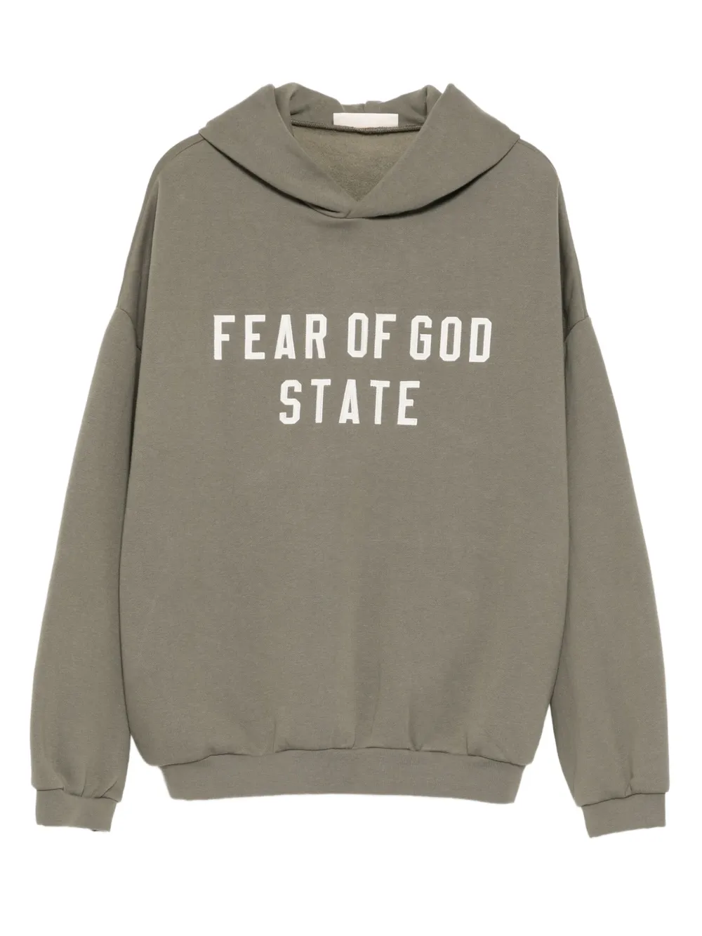 

Худи в стиле 90-х FEAR OF GOD ESSENTIALS, серый