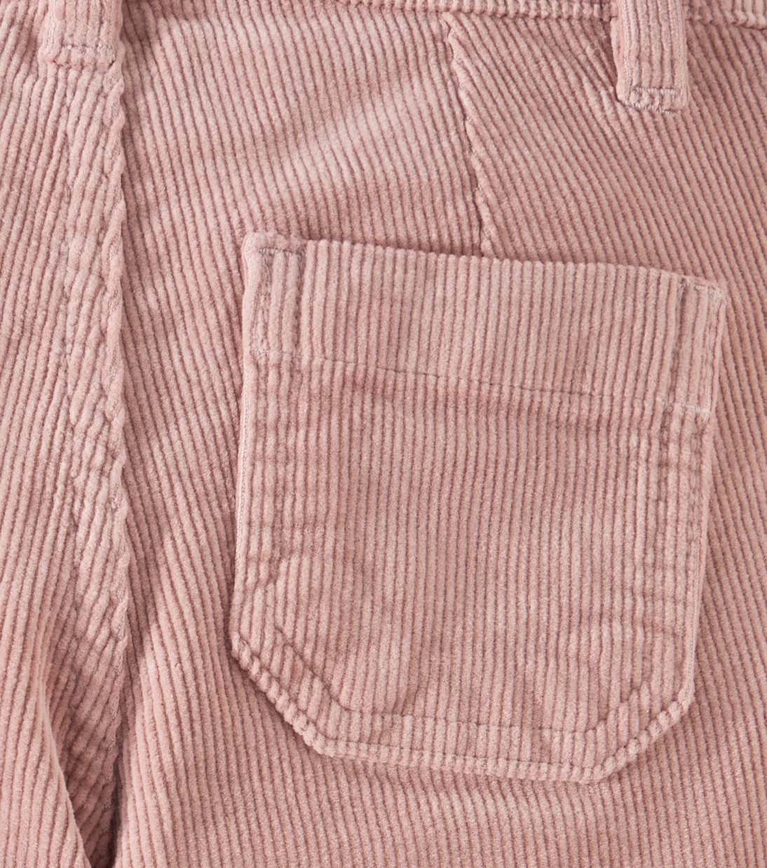 Широкие брюки из хлопкового вельвета Enola La Coqueta, Dusty Pink — фото 3