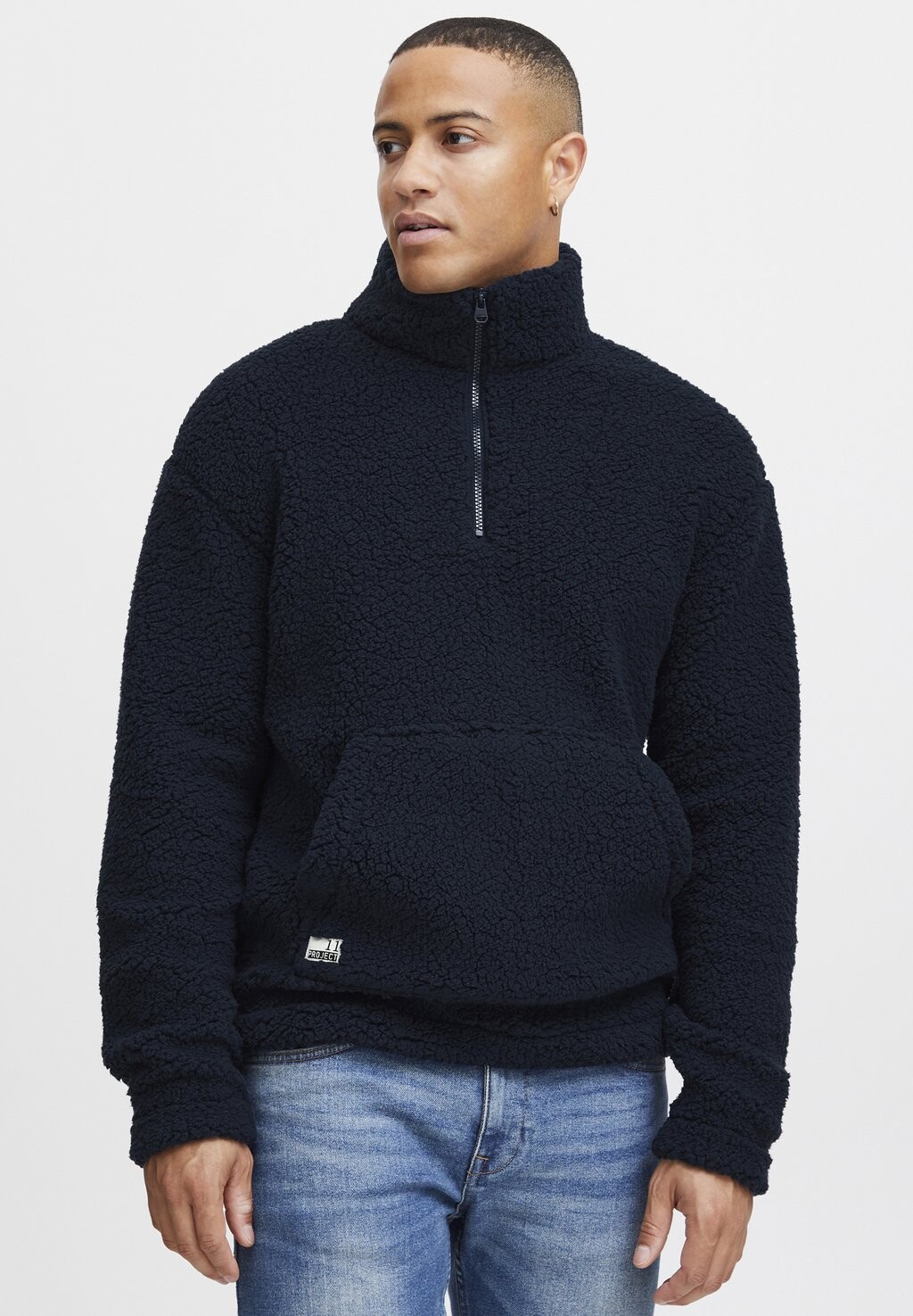 

Толстовка флисовая Prdenes Zipper Troyer 11 Project, цвет insignia blue