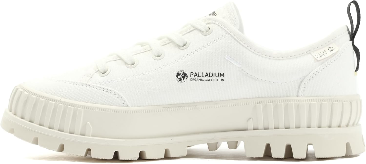 Кроссовки Palladium Unisex Pallashock Lo Organic 2, белый — фото 4