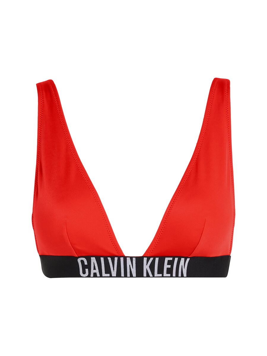 

Треугольный бикини-топ Calvin Klein Swimwear Intense Power, цвет Orange red