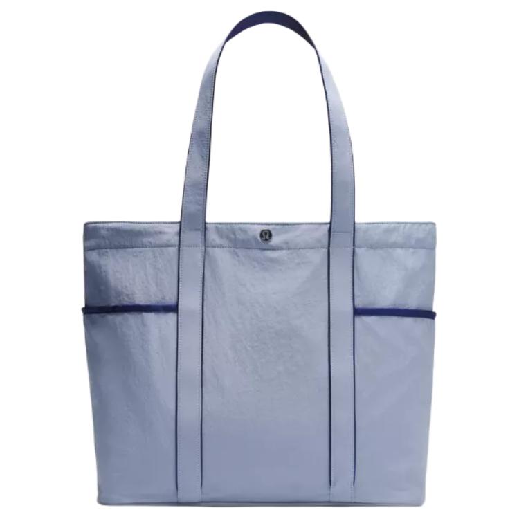 

Lululemon Нейлоновая сумка тоут, шоппер, женская наплечная сумка Blue Willow & Larkspur Blue