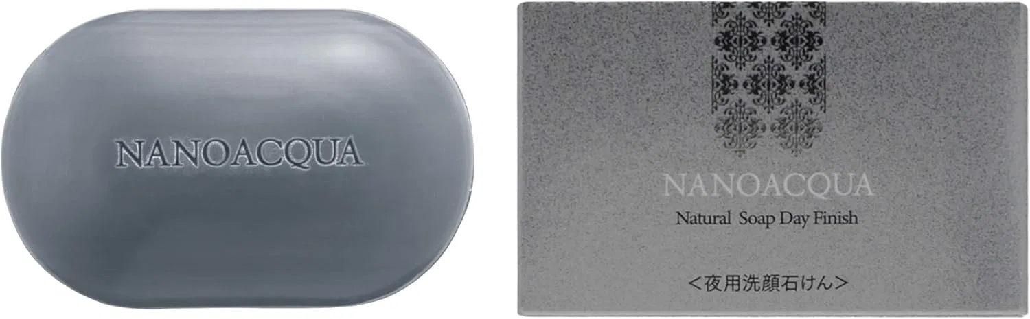 Мыло для лица Favorina Nano Aqua Natural Soap, серое