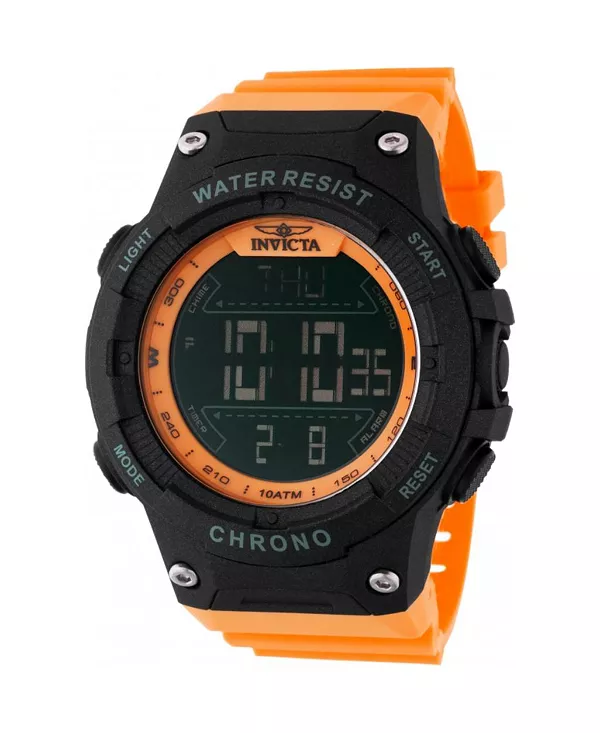 

Мужские часы Invicta Racing 48050 с цифровым gmt/будильником и черным циферблатом Invicta, black