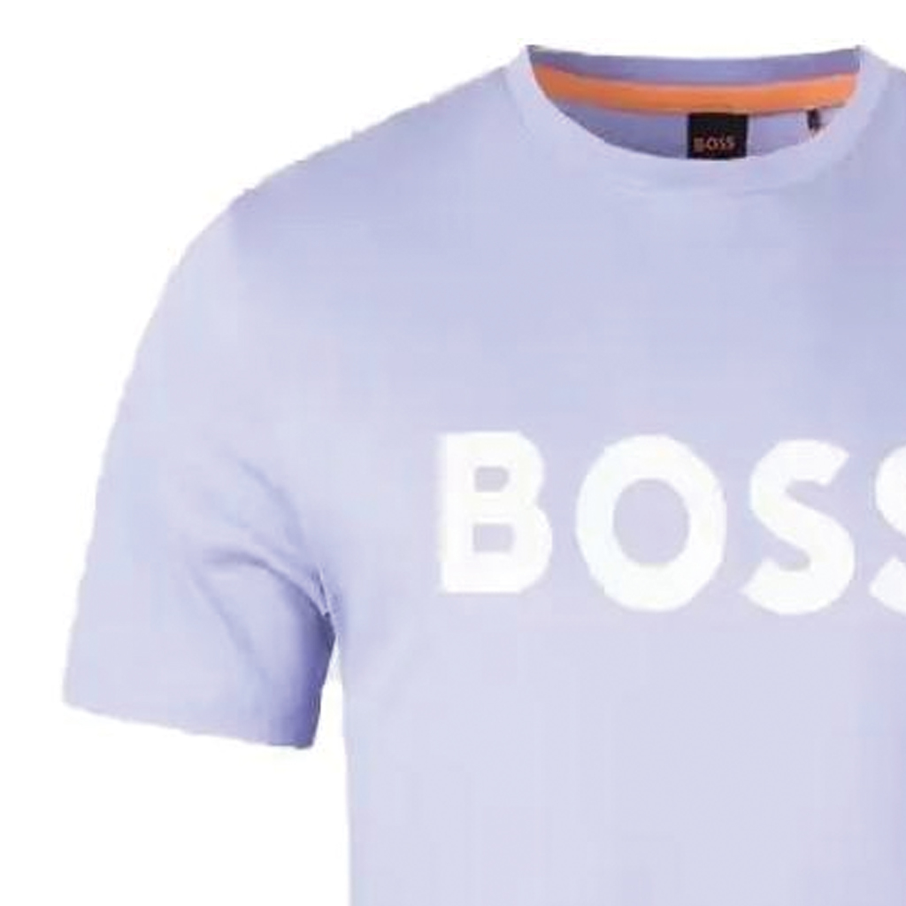 

Футболка мужская светло-фиолетовая HUGO BOSS
