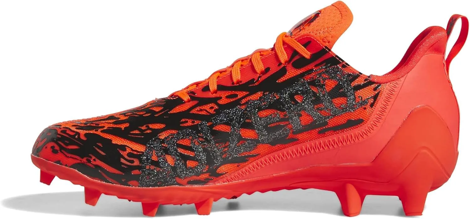 Футбольные бутсы Adidas Adizero для мужчин, красный/черный — фото 3