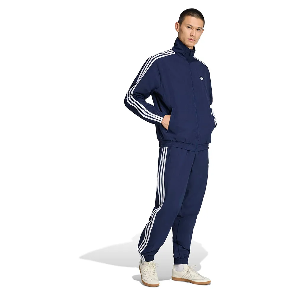 Толстовка adidas Originals Firebird Woven на молнии, синий — фото 4