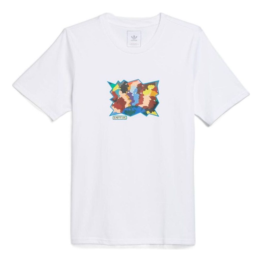 

Футболка adidas Mettz World Peeps Short Sleeve Tee 'Chalky Brown Multicolor' HM9360