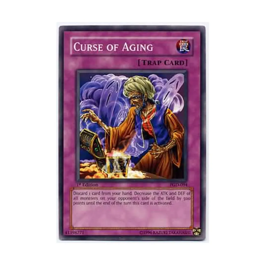 

CCG Проклятие старения (обычное), Yu-Gi-Oh - Pharaonic Guardian - Singles