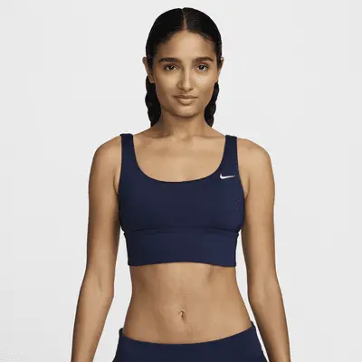 

Топ для плавания Nike Essential, темно-синий