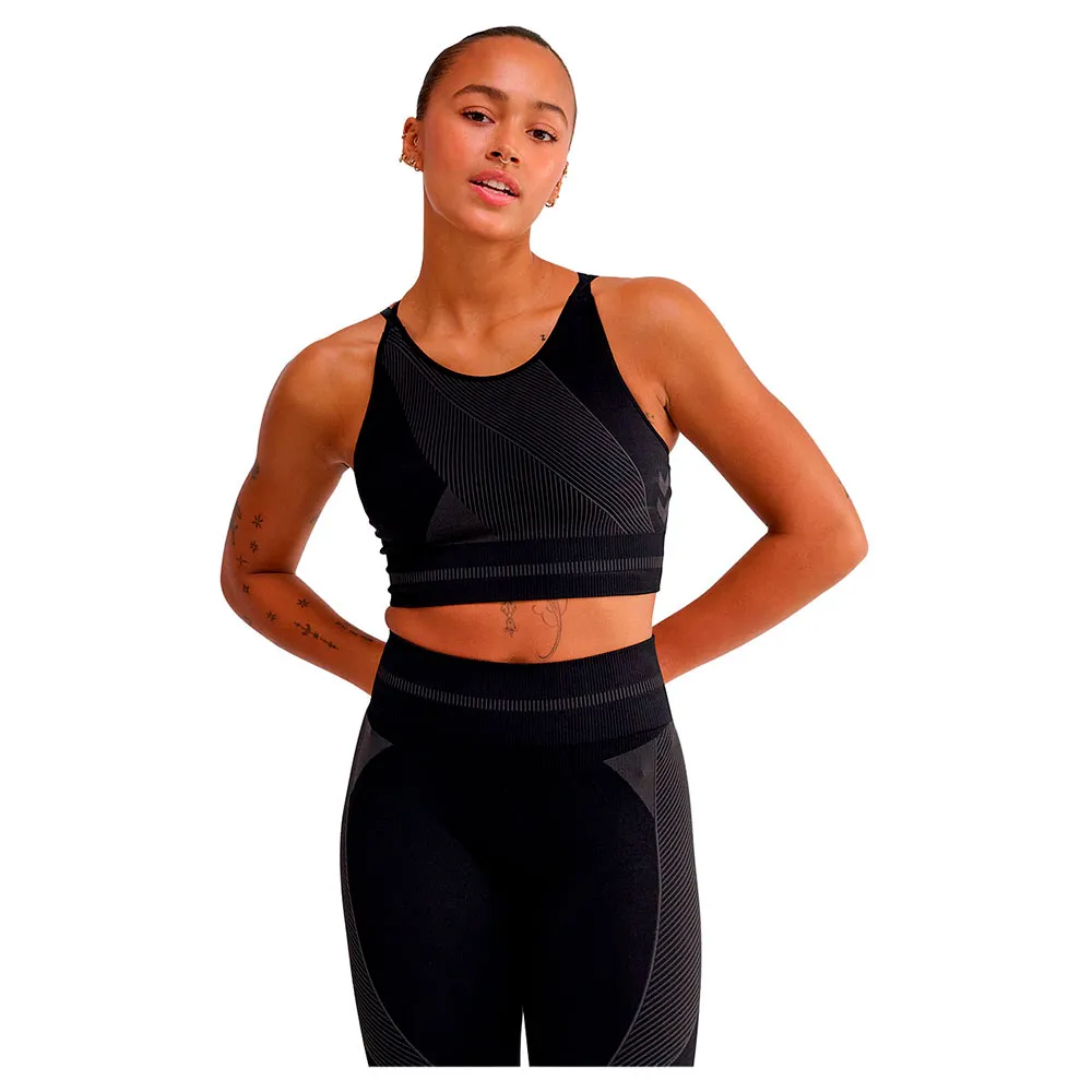 

Спортивный топ Hummel Unity Seamless, черный