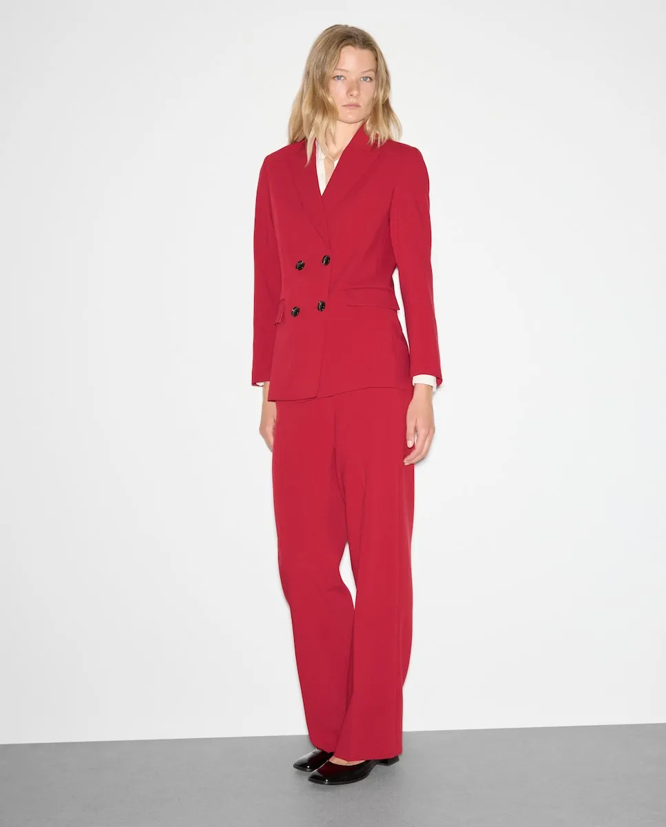 

Женский однобортный блейзер Woman El Corte Inglés, красный