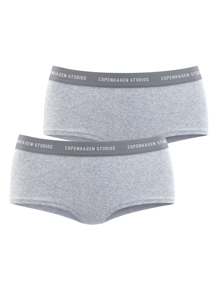 

Copenhagen Studios Трусики серого меланжевого цвета